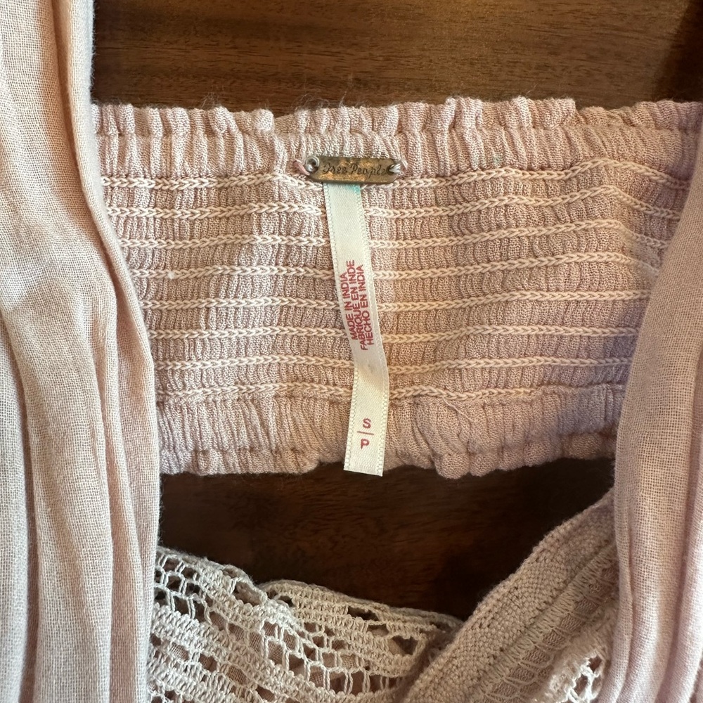 Free People Santa Maria Blush Maxi Dress Size Small - Picture 6 of 6